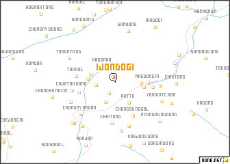 map of Ijŏndŏgi