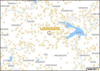 map of Ijŏng-dong