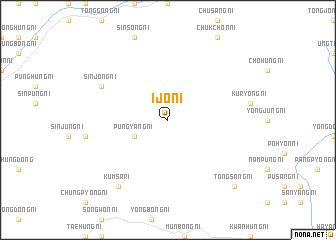map of Ijŏ-ni