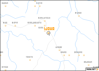 map of Ijowa