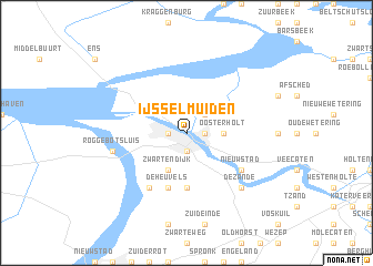 map of IJsselmuiden