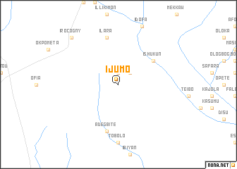 map of Ijumo