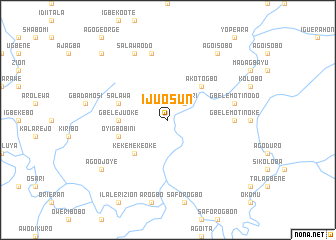 map of Ijuosun