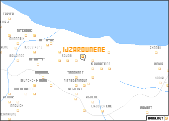 map of Ijzarounene