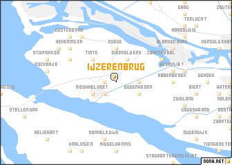 map of IJzerenbrug