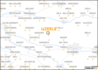 map of IJzerlo