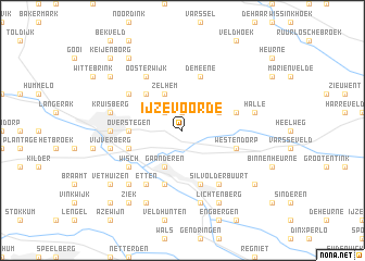 map of IJzevoorde