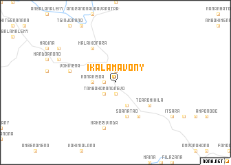 map of Ikalamavony