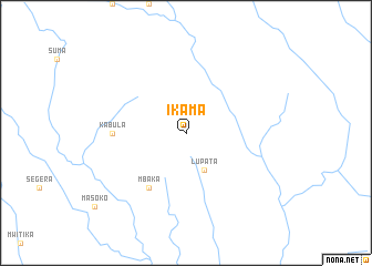 map of Ikama