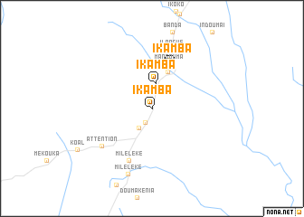 map of Ikamba