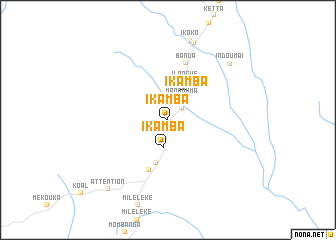 map of Ikamba