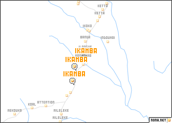 map of Ikamba