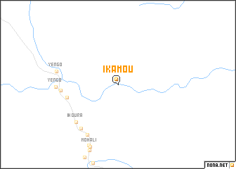 map of Ikamou