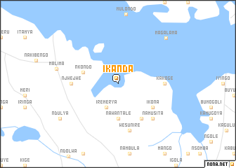 map of Ikanda