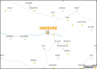 map of Ikanekpo