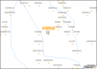 map of Ikanga