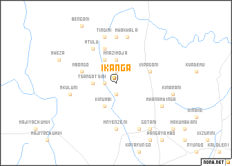 map of Ikanga
