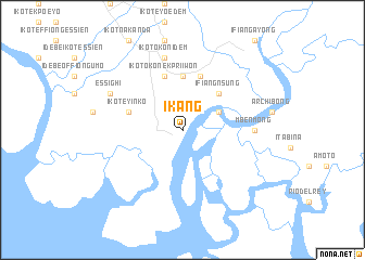 map of Ikang