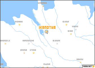 map of Ikanotwa