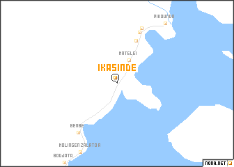 map of Ikasindé