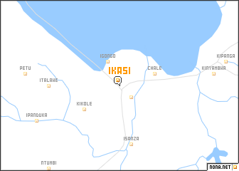 Ikasi (Tanzania) map - nona.net