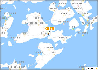 map of Ikata