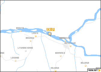 map of Ikau