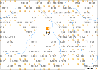 map of Ika