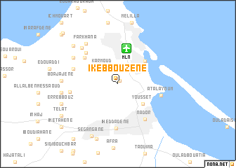 map of Ikebbouzene