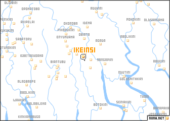 map of Ikeinsi