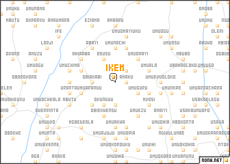 map of Ikem