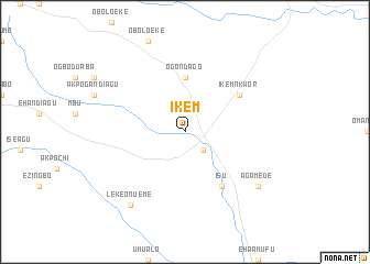 map of Ikem