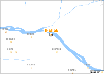 map of Ikenge