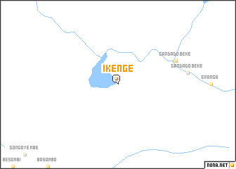 map of Ikenge