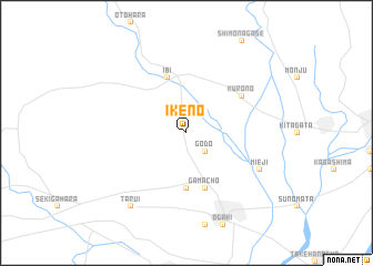 map of Ikeno