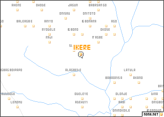 map of Ikere