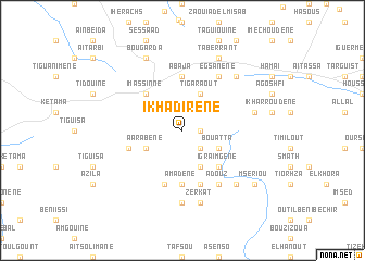 map of Ikhadirene