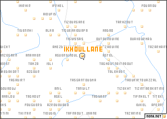 map of Ikhoullane