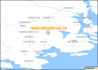 map of Ikhoyarvenkyulya