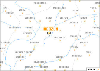 map of İkigözüm