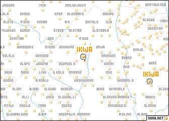 map of Ikija