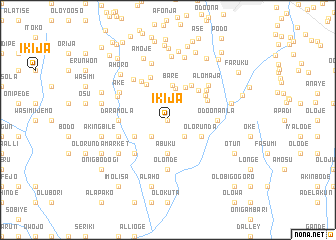 map of Ikija