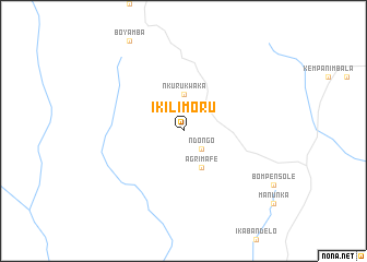 map of Ikilimoru