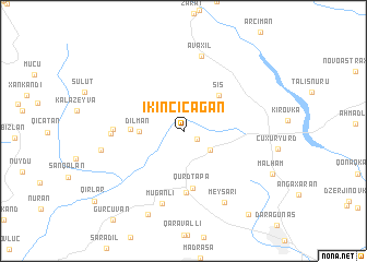 map of İkinci Çağan