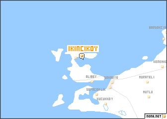 map of İkinciköy