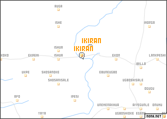 map of Ikiran