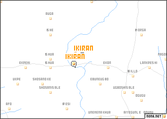 map of Ikiran