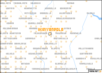 map of Ikiriyanpola