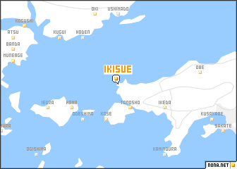 map of Ikisue