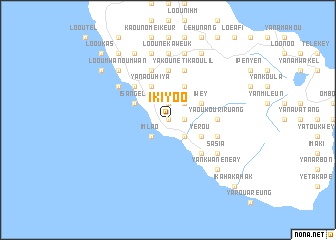 map of Ikiyoo